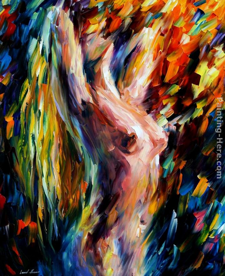 LOVE Shower painting - Leonid Afremov LOVE Shower art painting